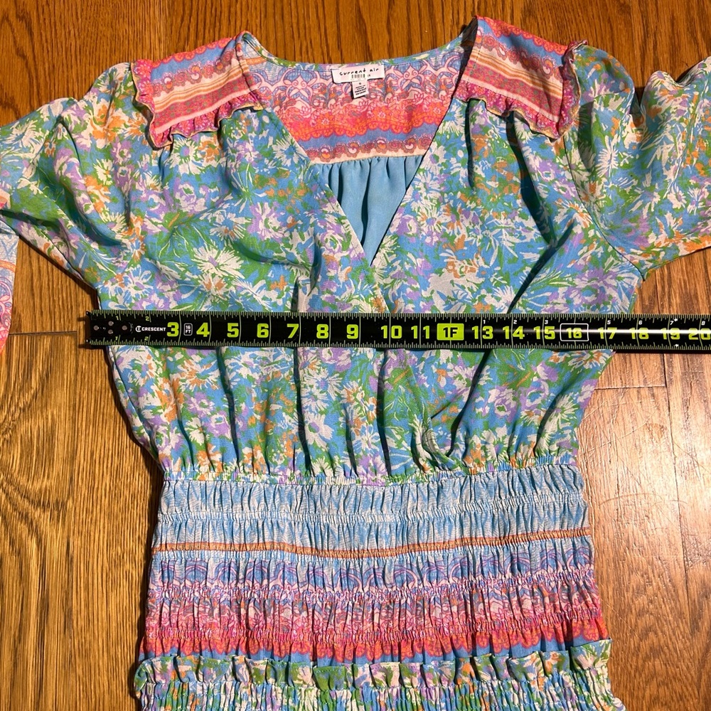 Current Air Fairy Tale Bohemian Floral Patchwork Boho Festival‎ Dress - Picture 5 of 11